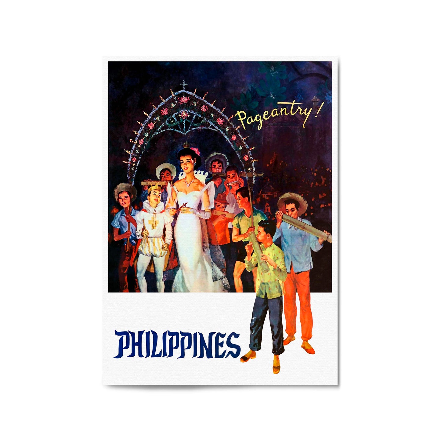 Philippines | Framed Vintage Travel Poster