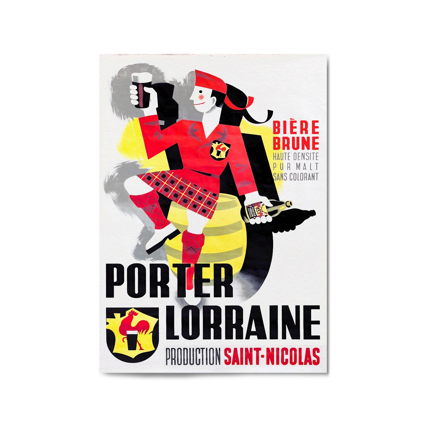 Porter Lorraine Beer | Framed Vintage Poster