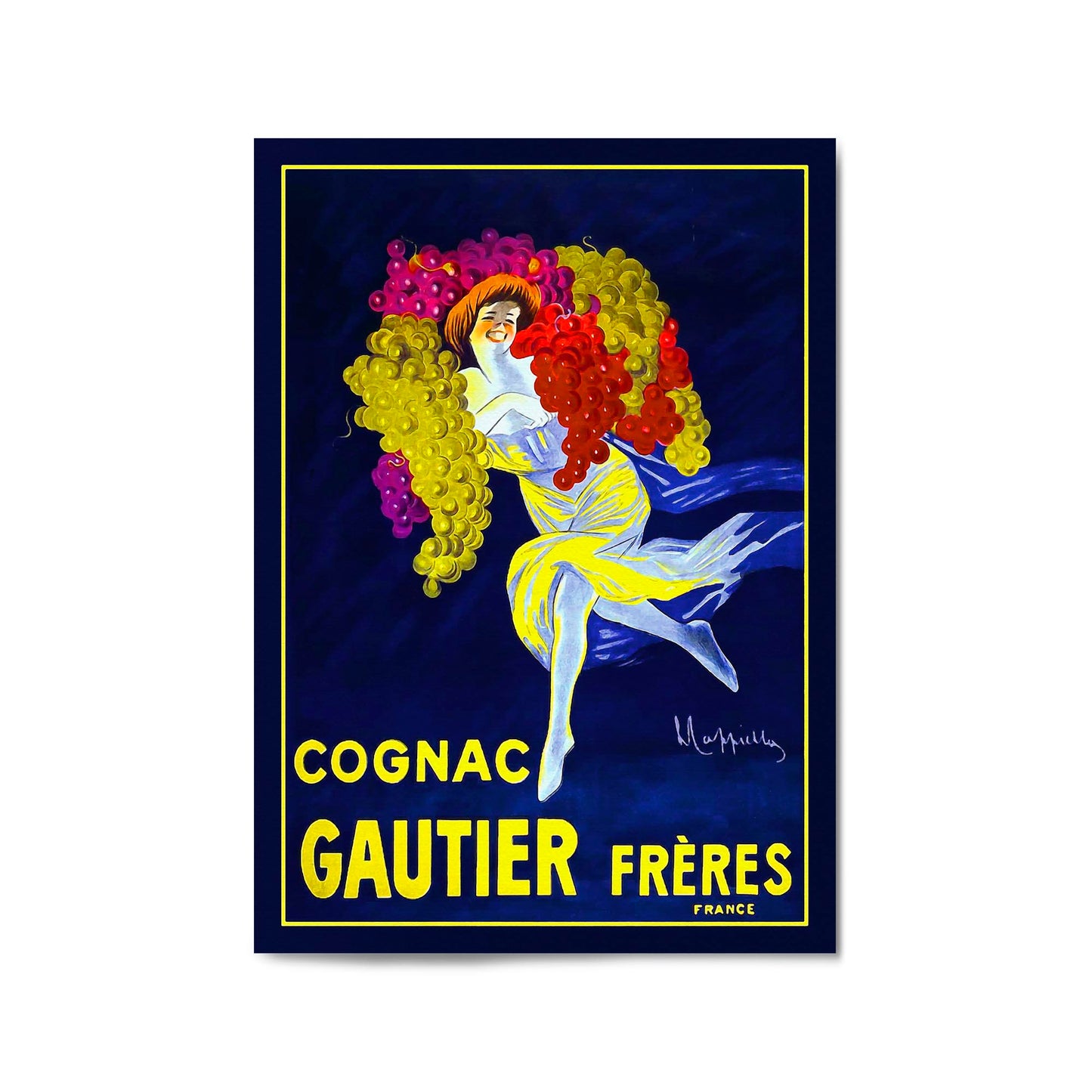 Gautier Freres Cognac by Leonetto Cappiello | Framed Vintage Poster