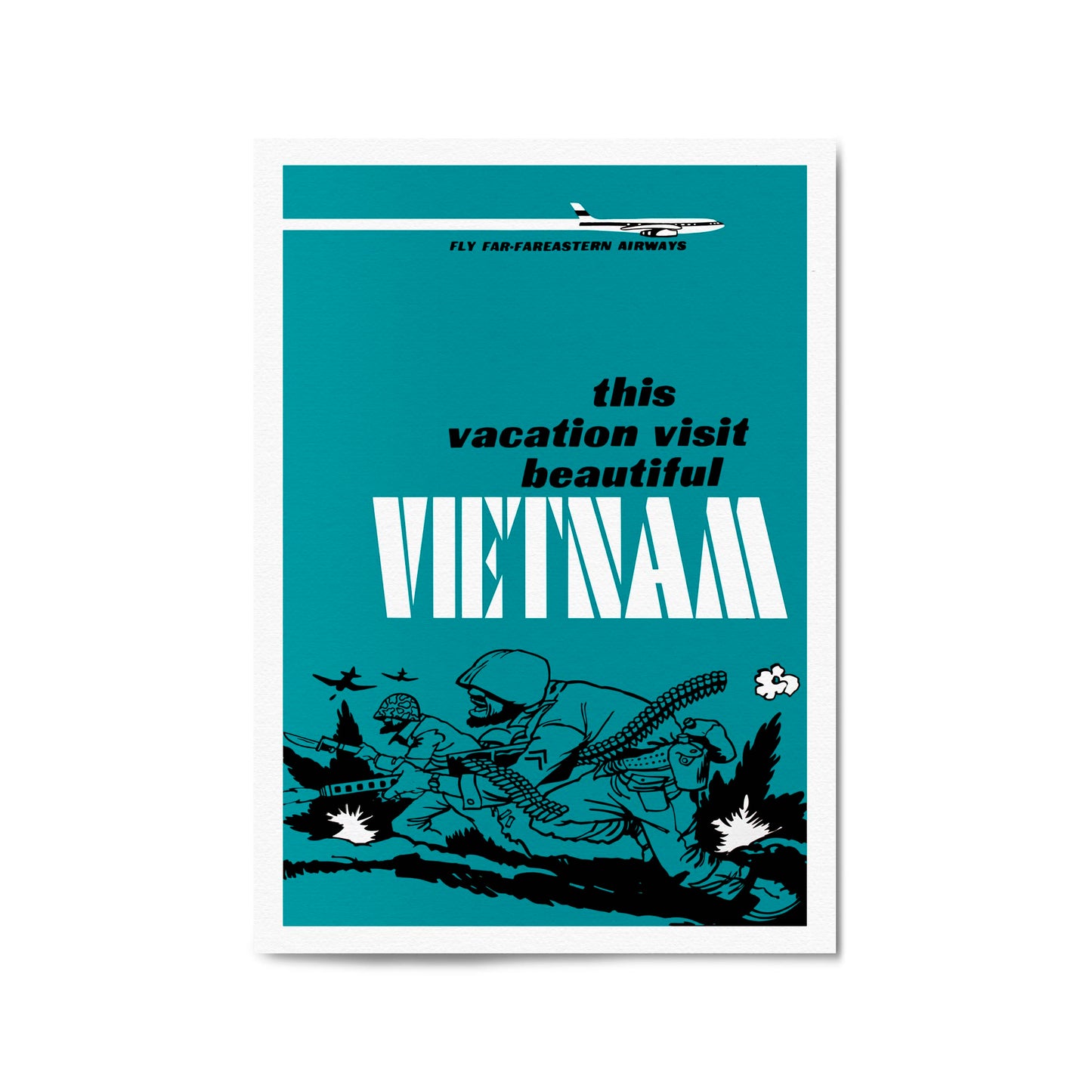 Vietnam (Satire) | Framed Vintage Travel Poster