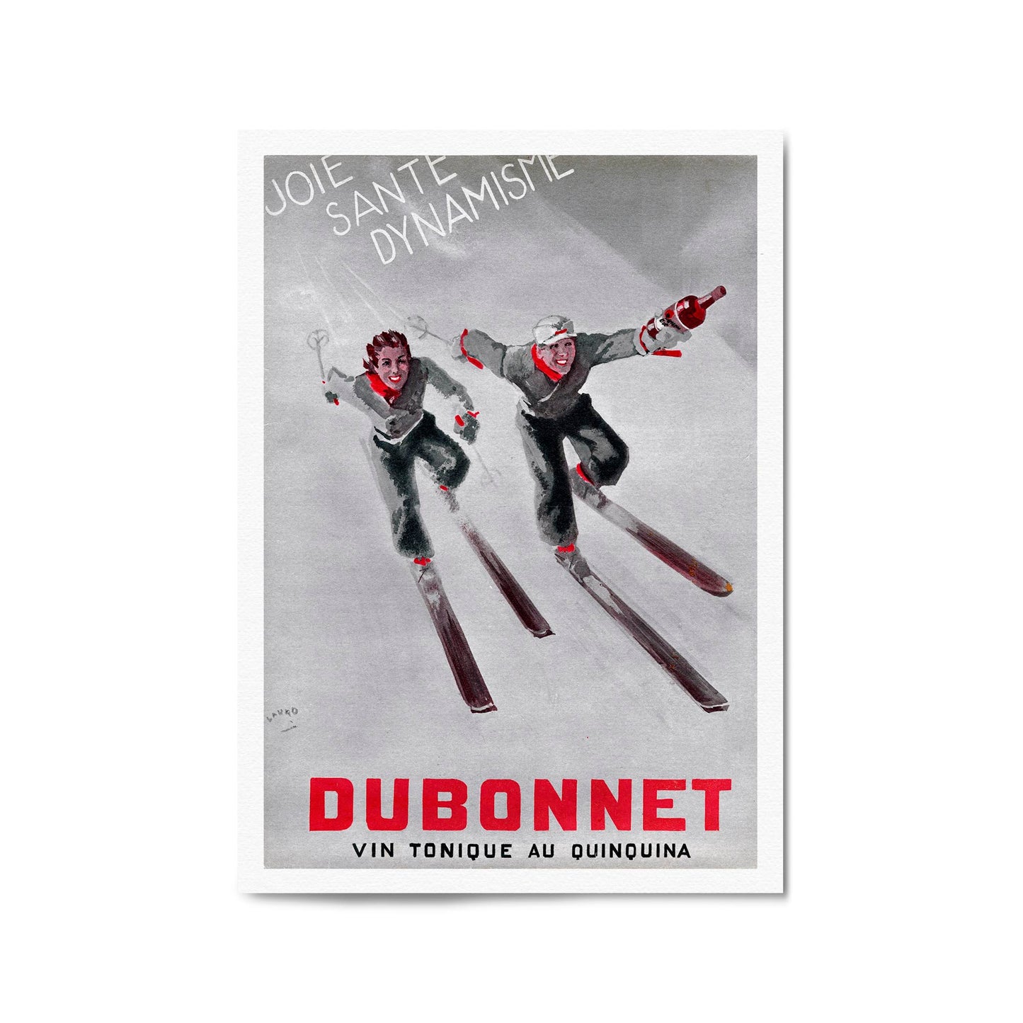 Dubonnet Aperitif by Maurice Lauro | Framed Vintage Poster