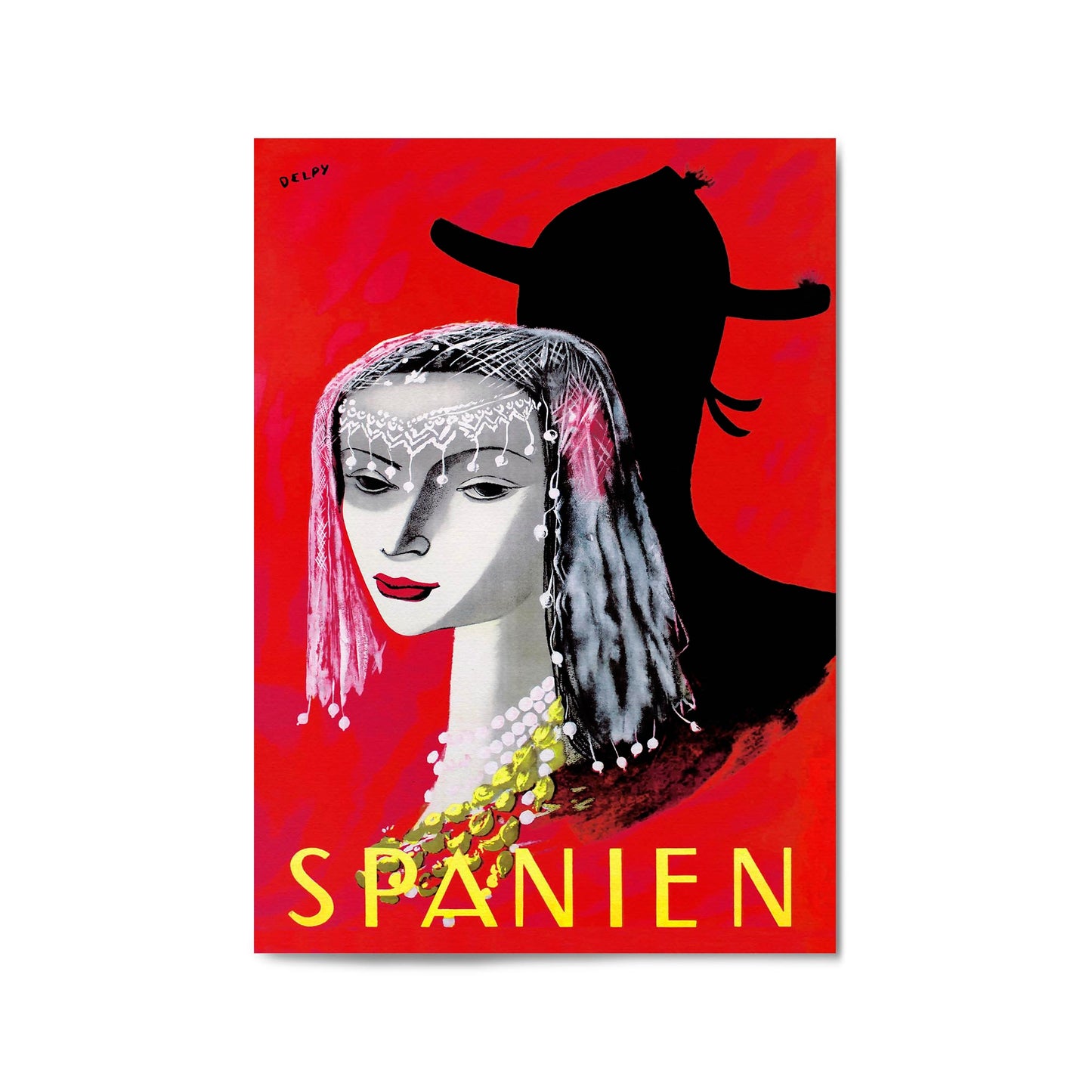 Spain by Delpy | Framed Vintage Travel Poster