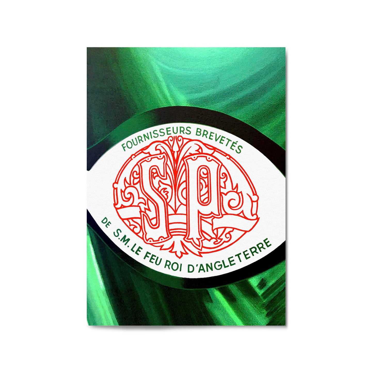 Fournisseurs Perrier Water | Framed Vintage Poster