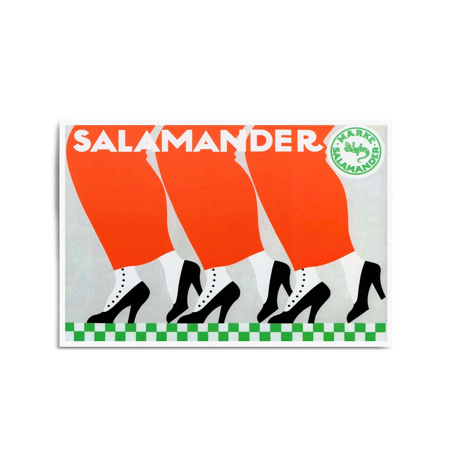 German Fashion "Marke Salamnder" | Framed Vintage Poster