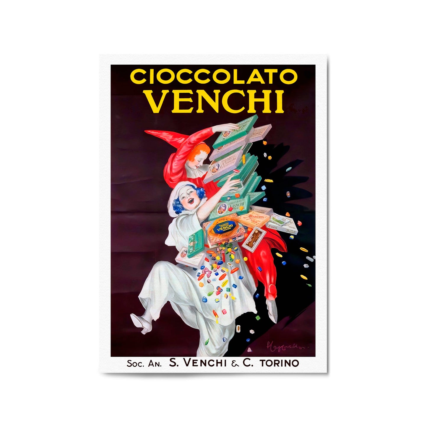 Venchi Chocolate by Leonetto Cappiello | Framed Vintage Poster
