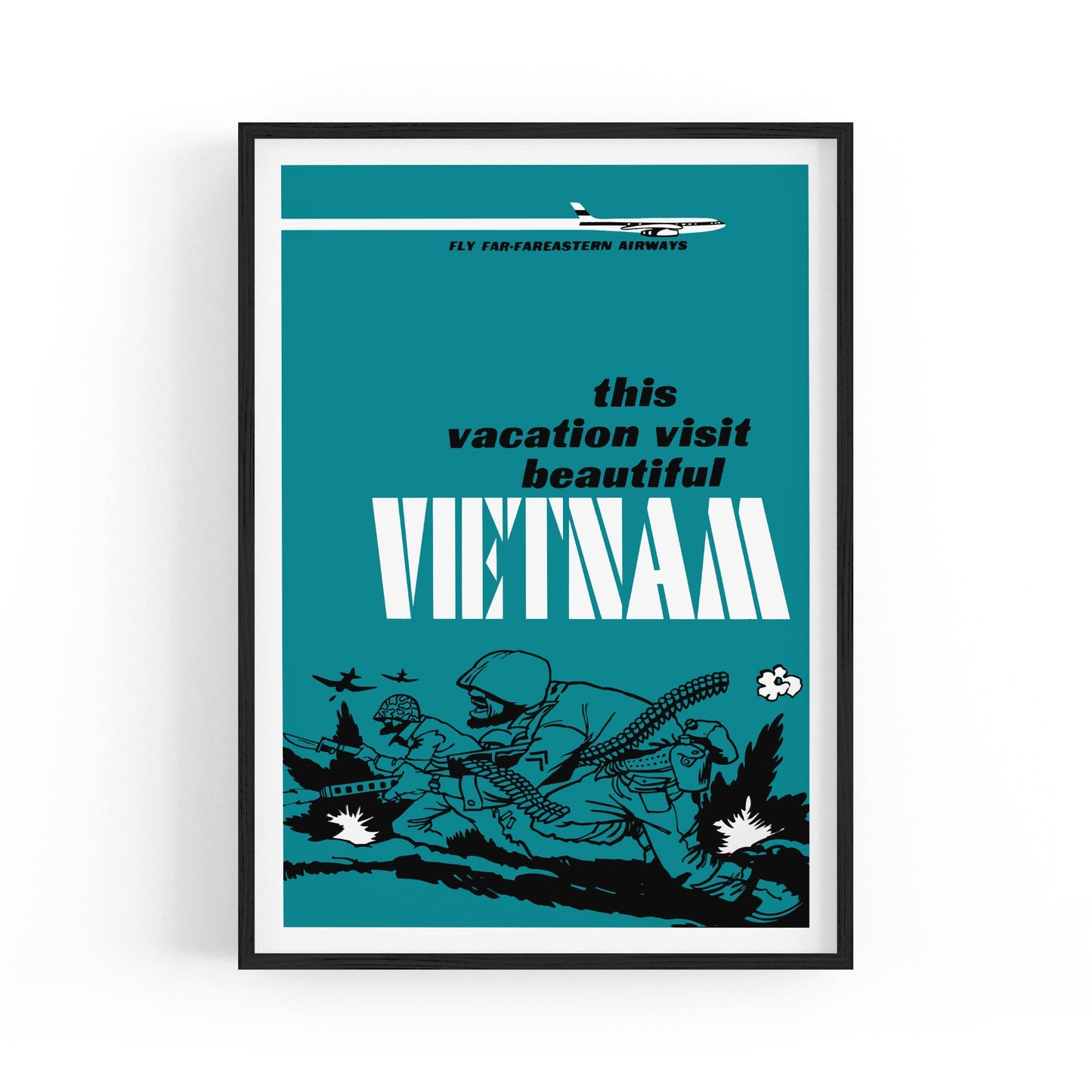 Vietnam (Satire) | Framed Vintage Travel Poster