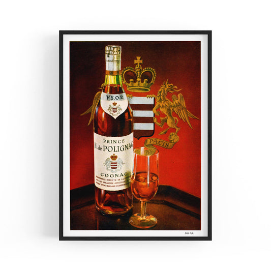 Prince Hubert de Polignac Cognac Drink | Framed Vintage Poster