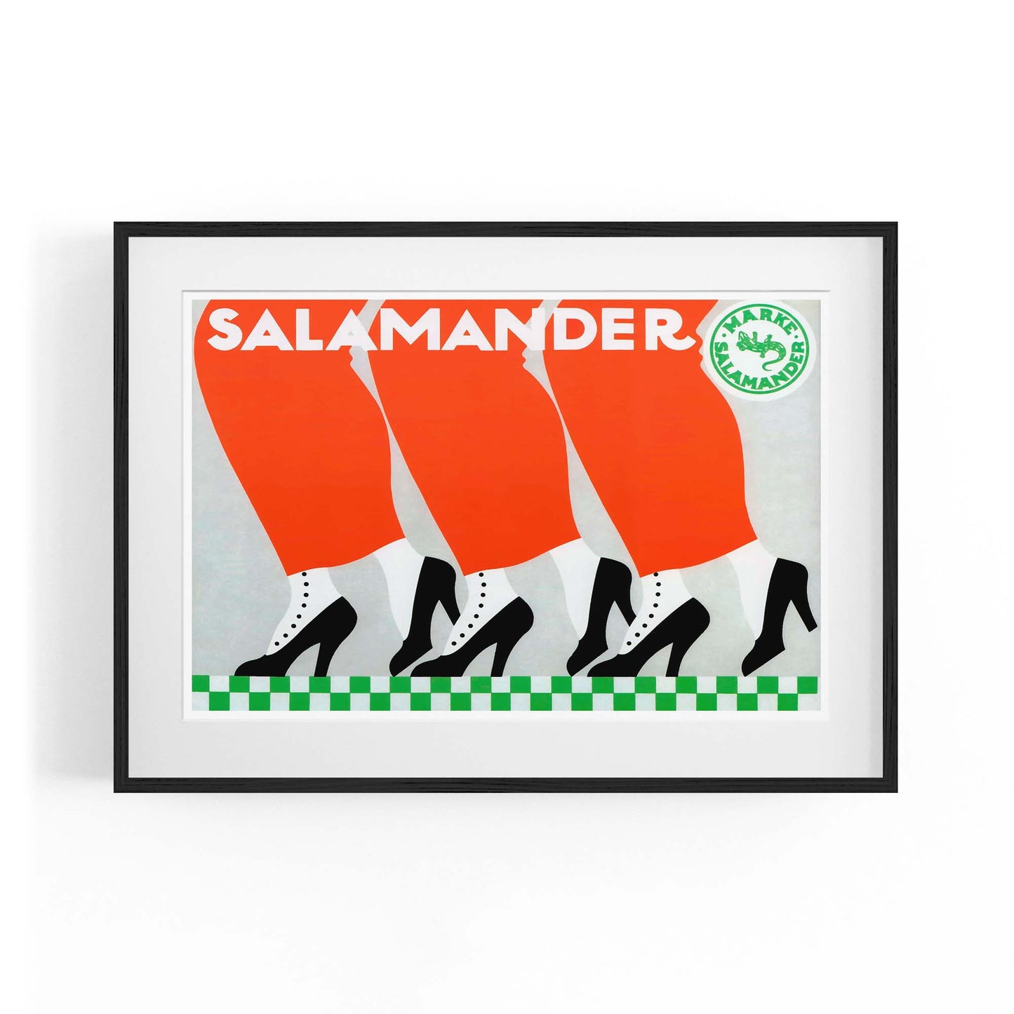 German Fashion "Marke Salamnder" | Framed Vintage Poster