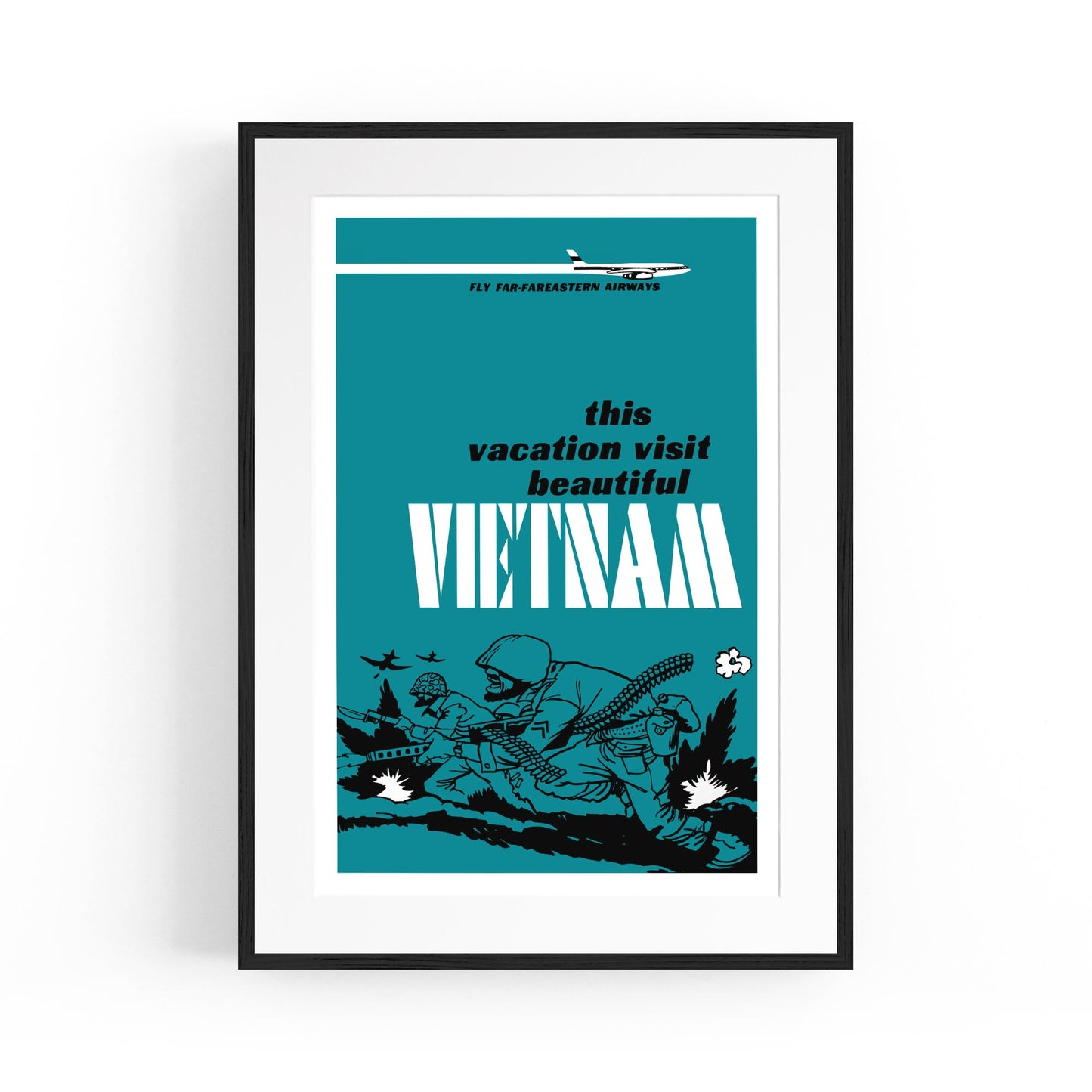 Vietnam (Satire) | Framed Vintage Travel Poster