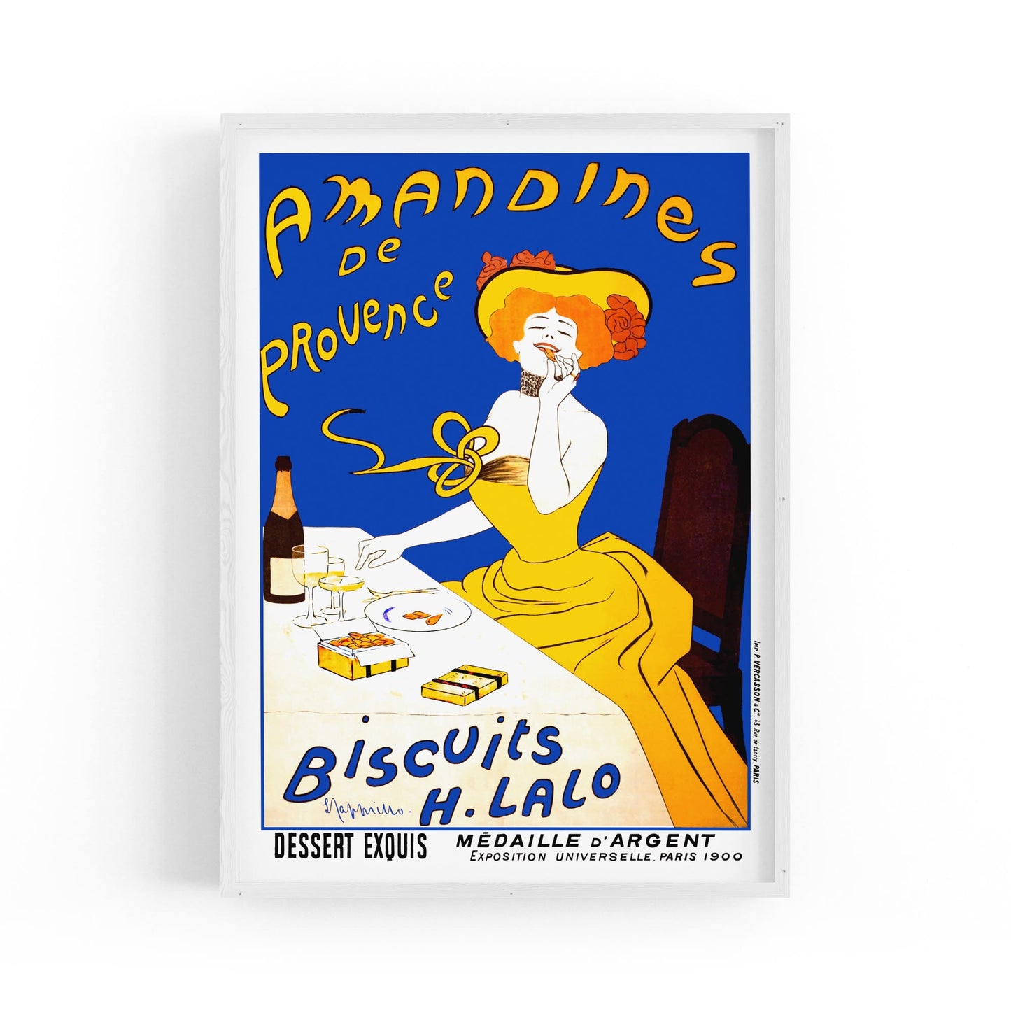 Amandines De Provence Biscuits by Leonetto Cappiello | Framed Vintage Poster
