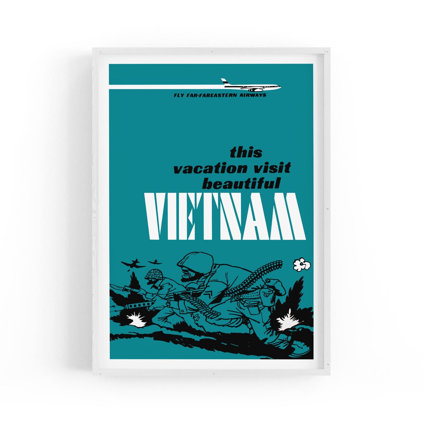 Vietnam (Satire) | Framed Vintage Travel Poster