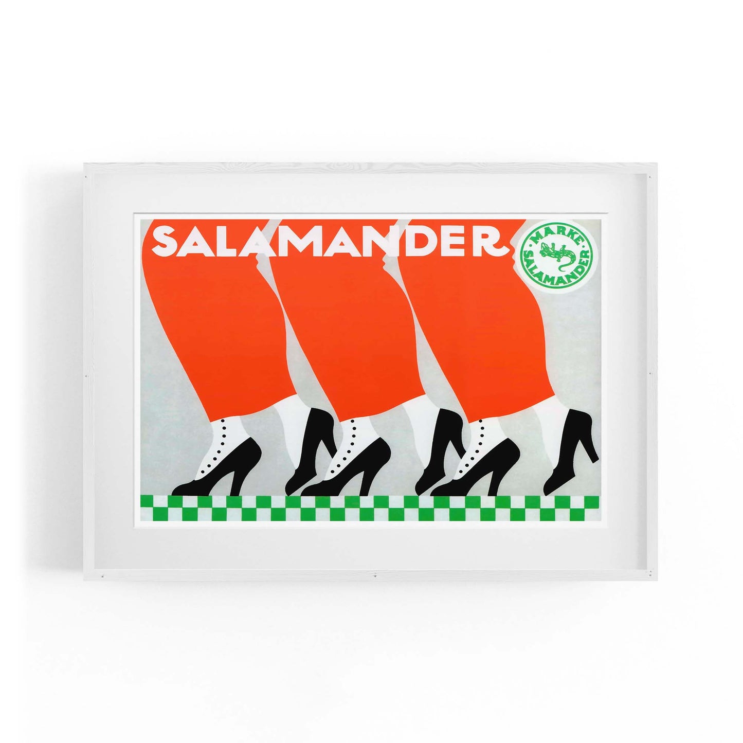 German Fashion "Marke Salamnder" | Framed Vintage Poster