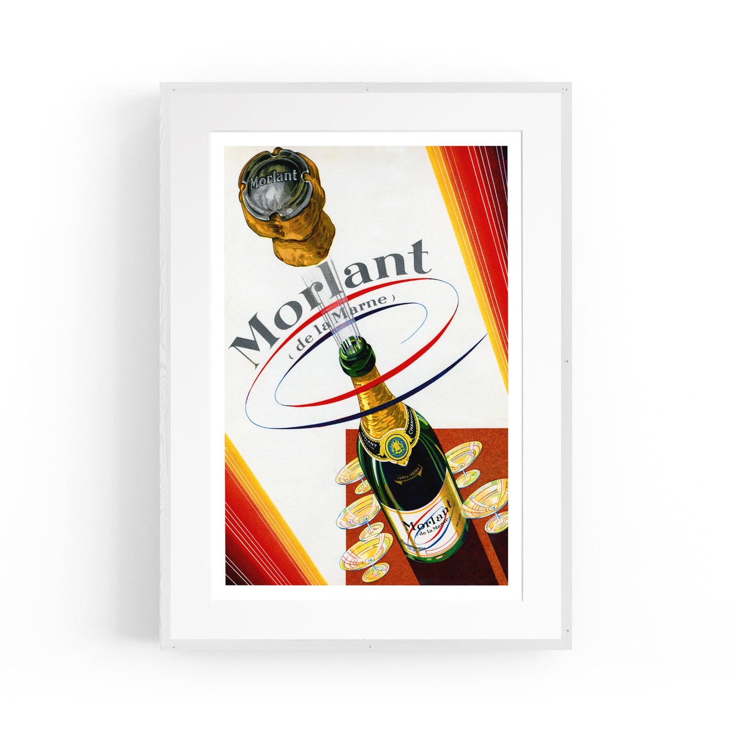 Morlant Champagne Wine | Framed Vintage Poster