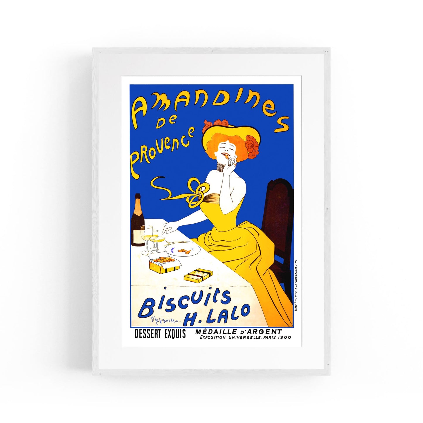 Amandines De Provence Biscuits by Leonetto Cappiello | Framed Vintage Poster