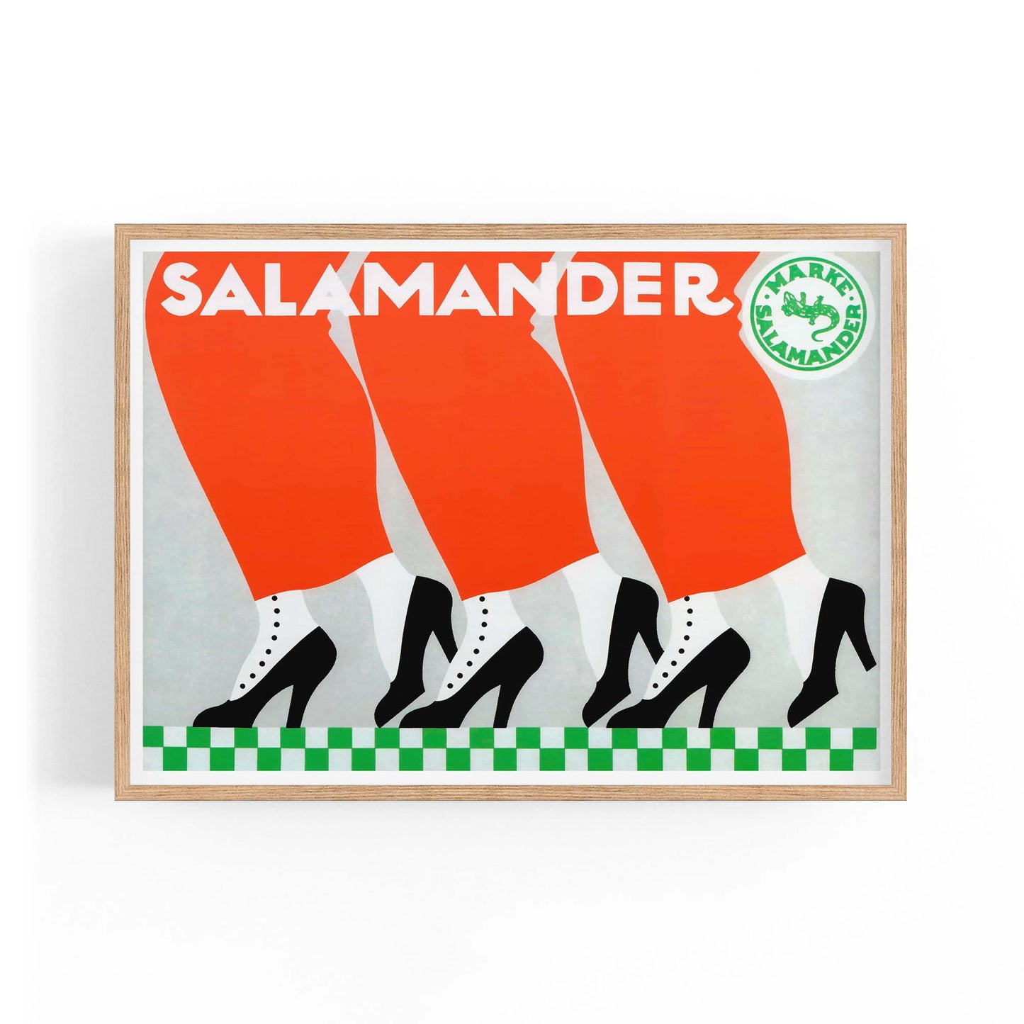 German Fashion "Marke Salamnder" | Framed Vintage Poster
