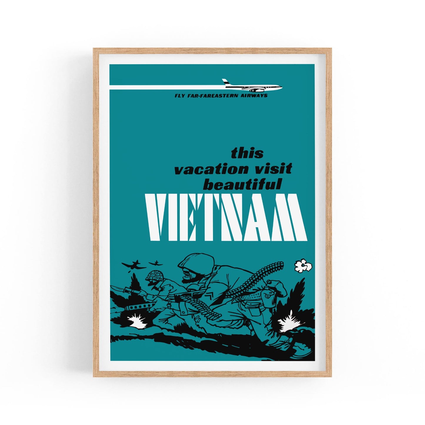 Vietnam (Satire) | Framed Vintage Travel Poster