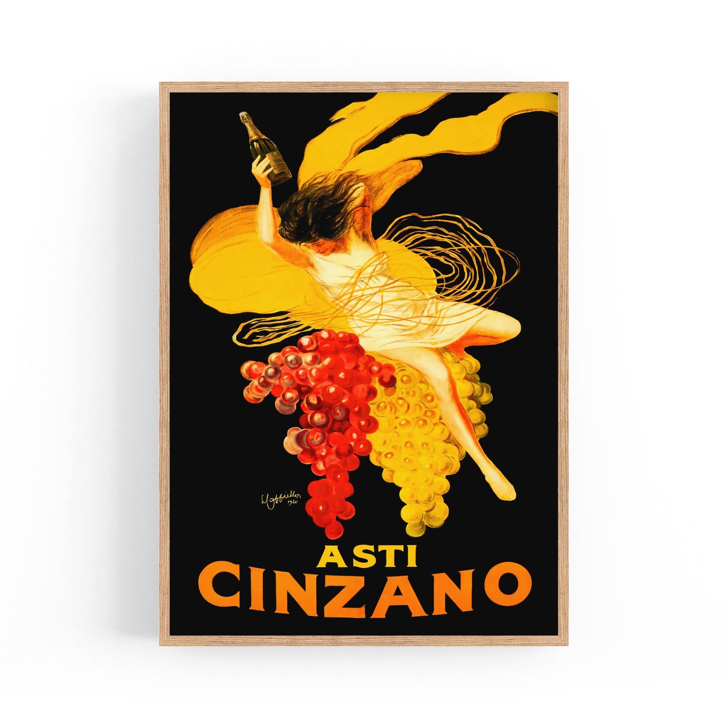 Asti Cinzano by Leonetto Cappiello | Framed Vintage Poster