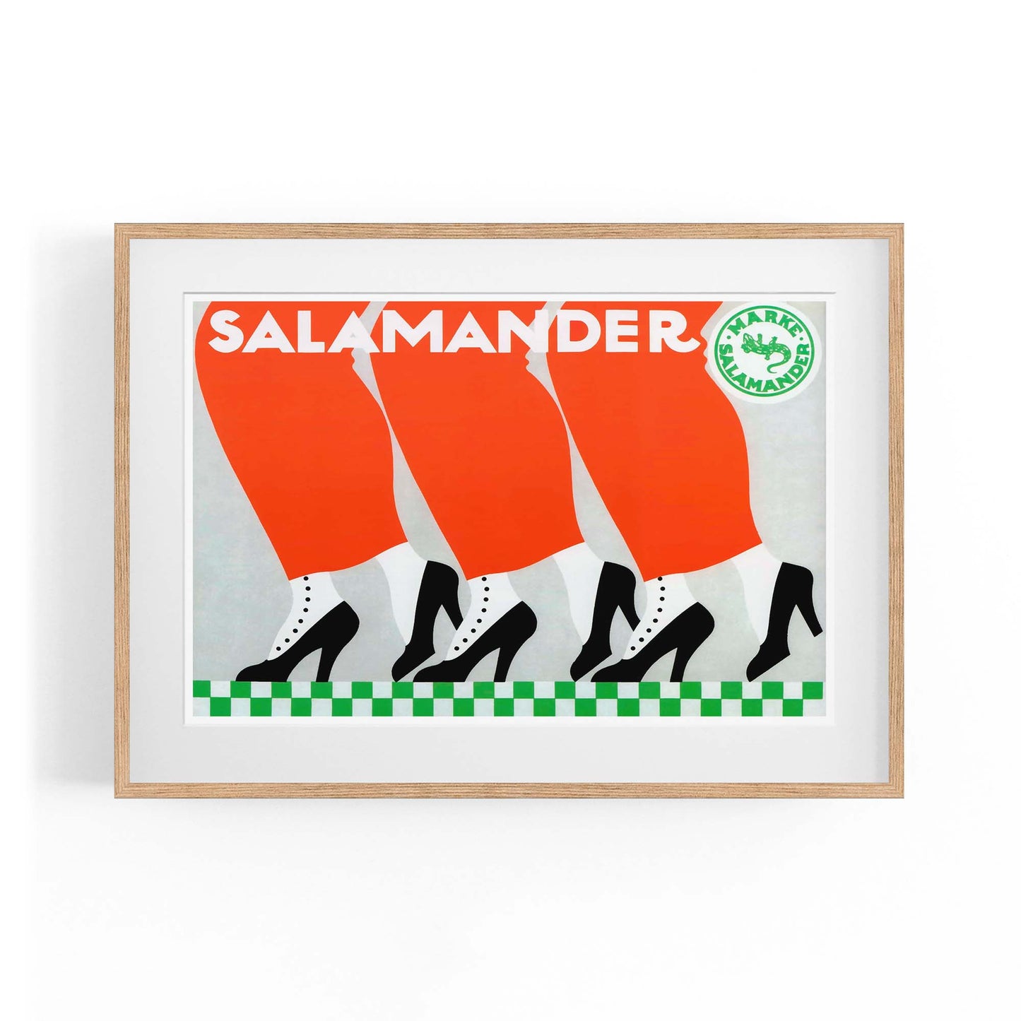 German Fashion "Marke Salamnder" | Framed Vintage Poster