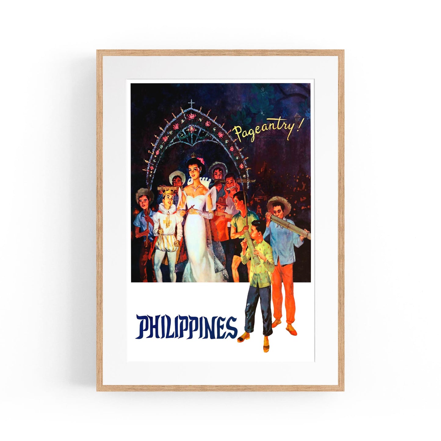Philippines | Framed Vintage Travel Poster