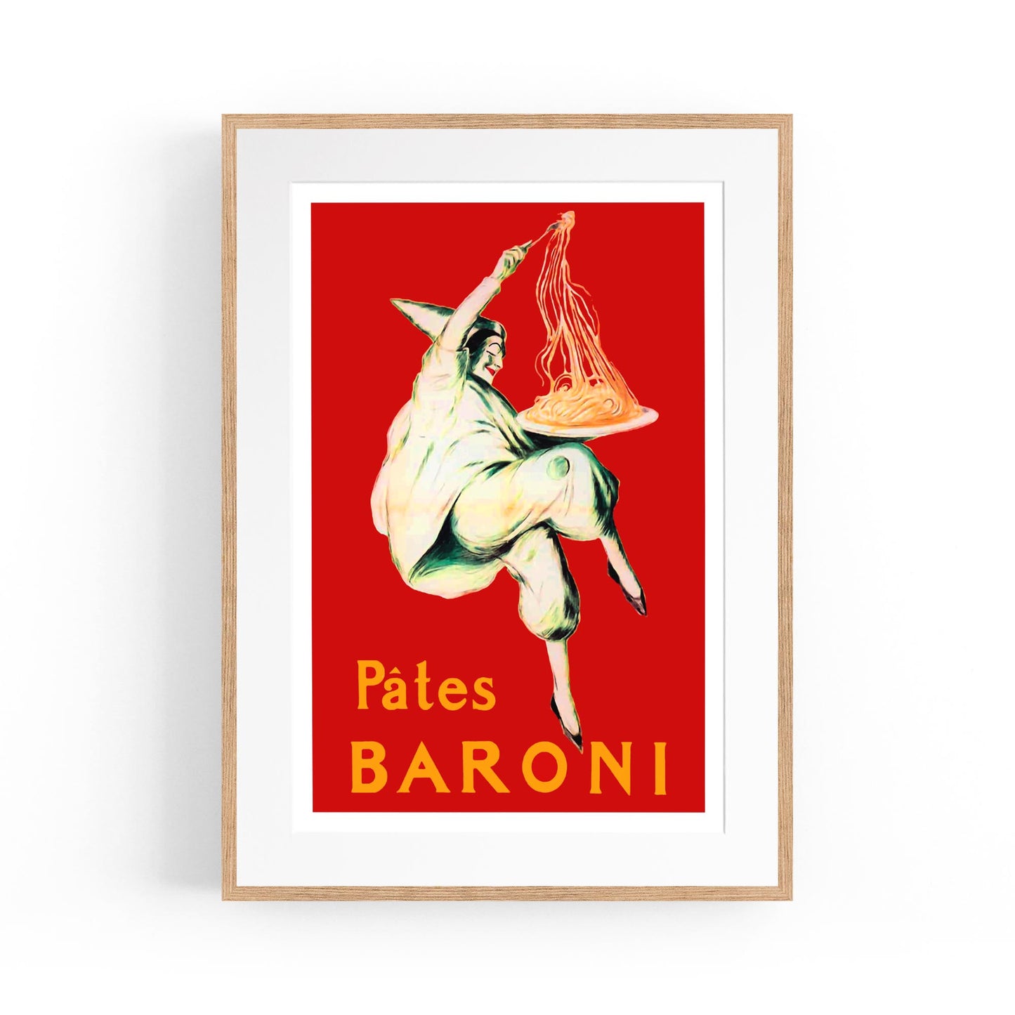 Pates Baroni Pasta by Leonetto Cappiello | Framed Vintage Food Poster
