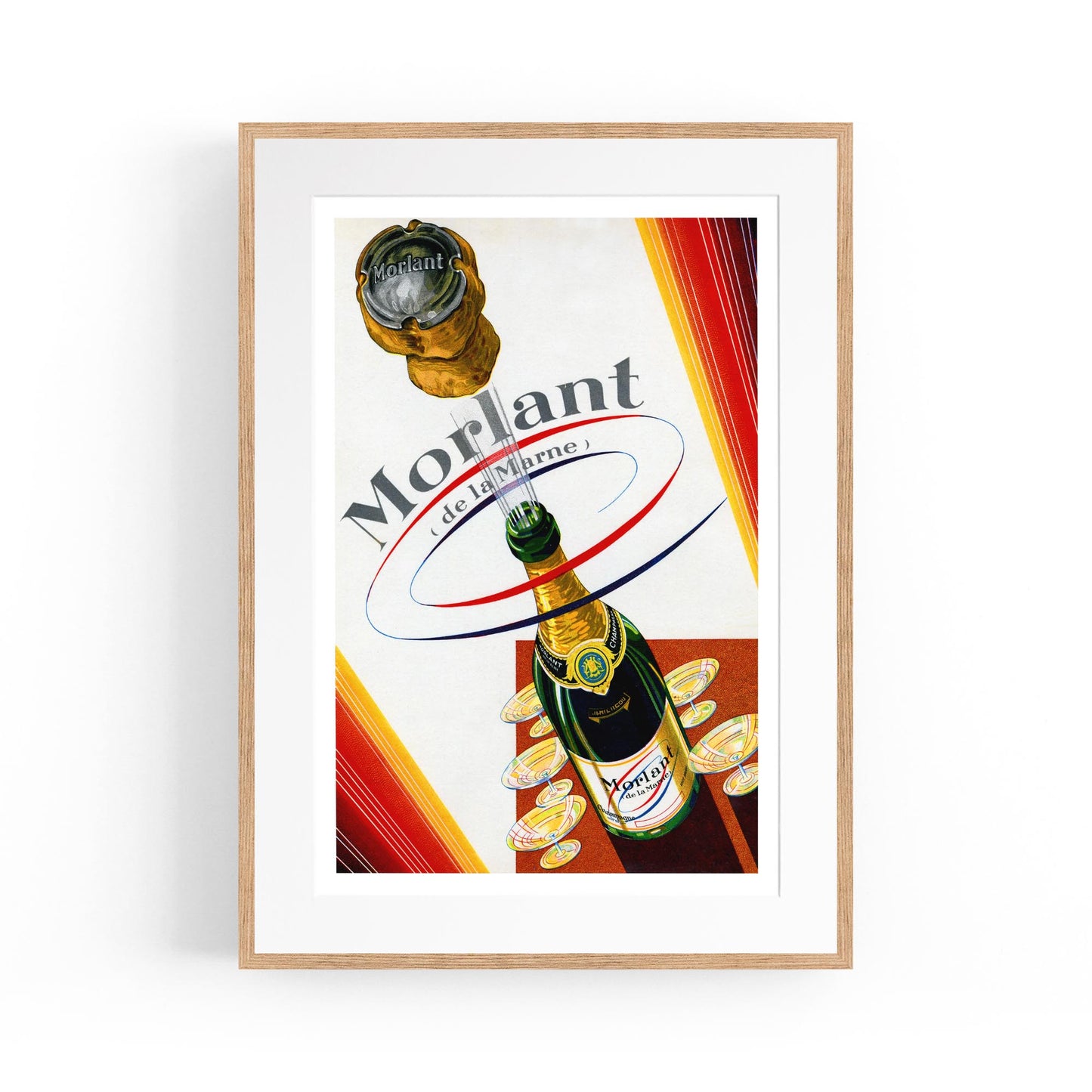 Morlant Champagne Wine | Framed Vintage Poster