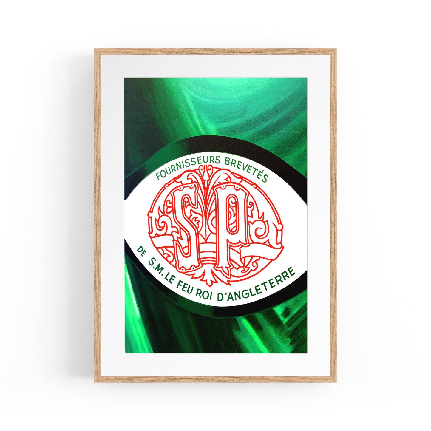 Fournisseurs Perrier Water | Framed Vintage Poster