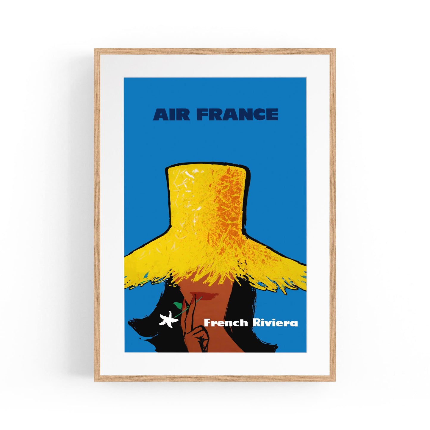 Air France - French Riviera | Framed Vintage Travel Poster