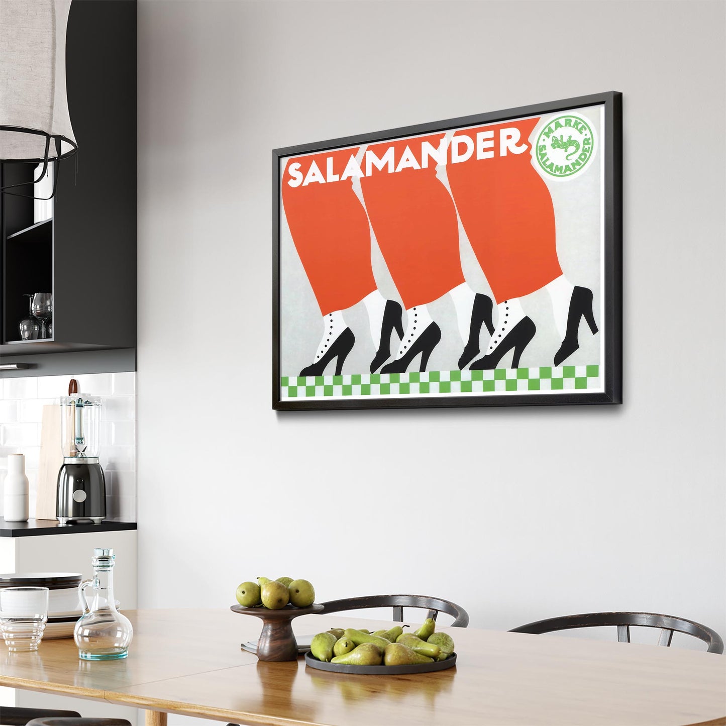 German Fashion "Marke Salamnder" | Framed Vintage Poster
