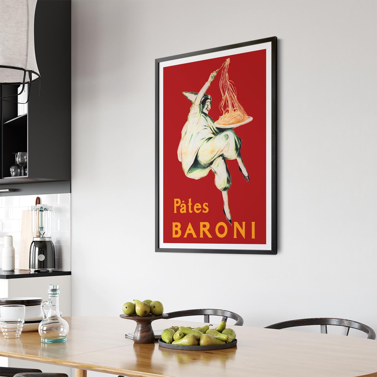 Pates Baroni Pasta by Leonetto Cappiello | Framed Vintage Food Poster