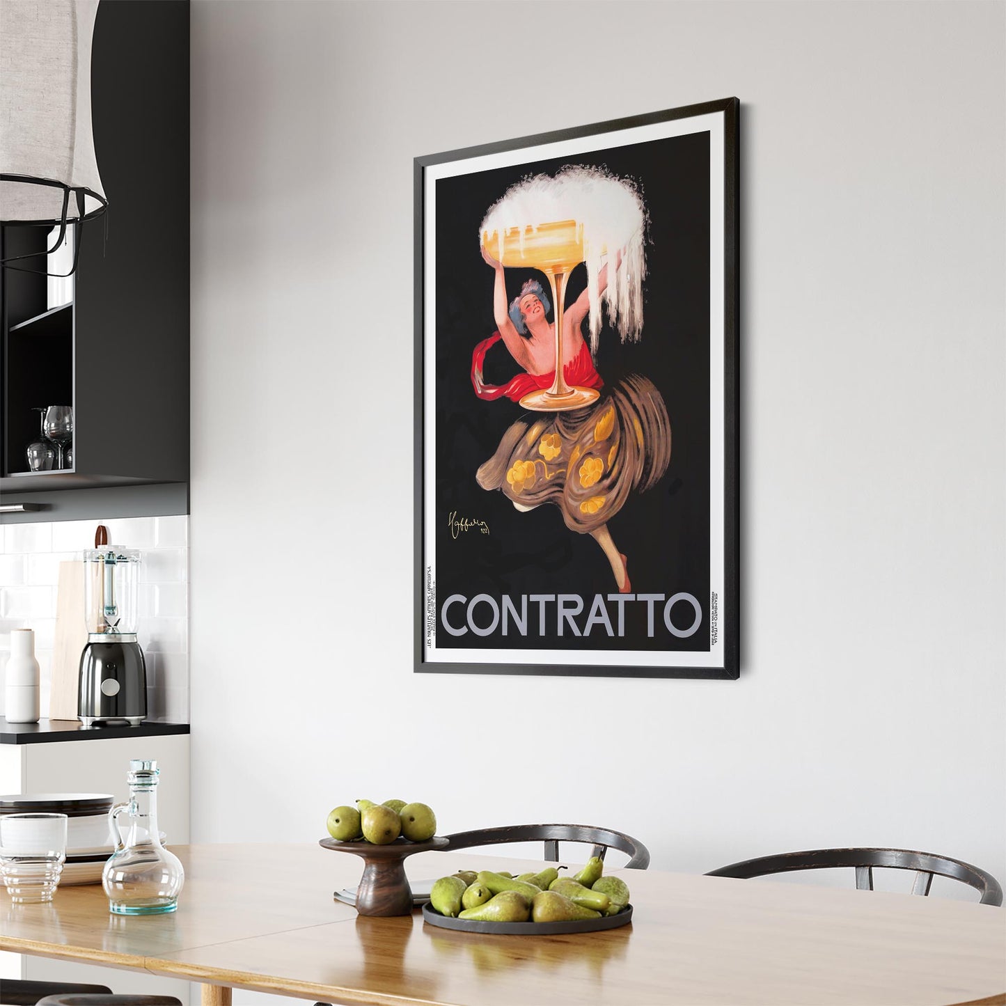 Contratto Drink by Leonetto Cappiello | Framed Vintage Poster