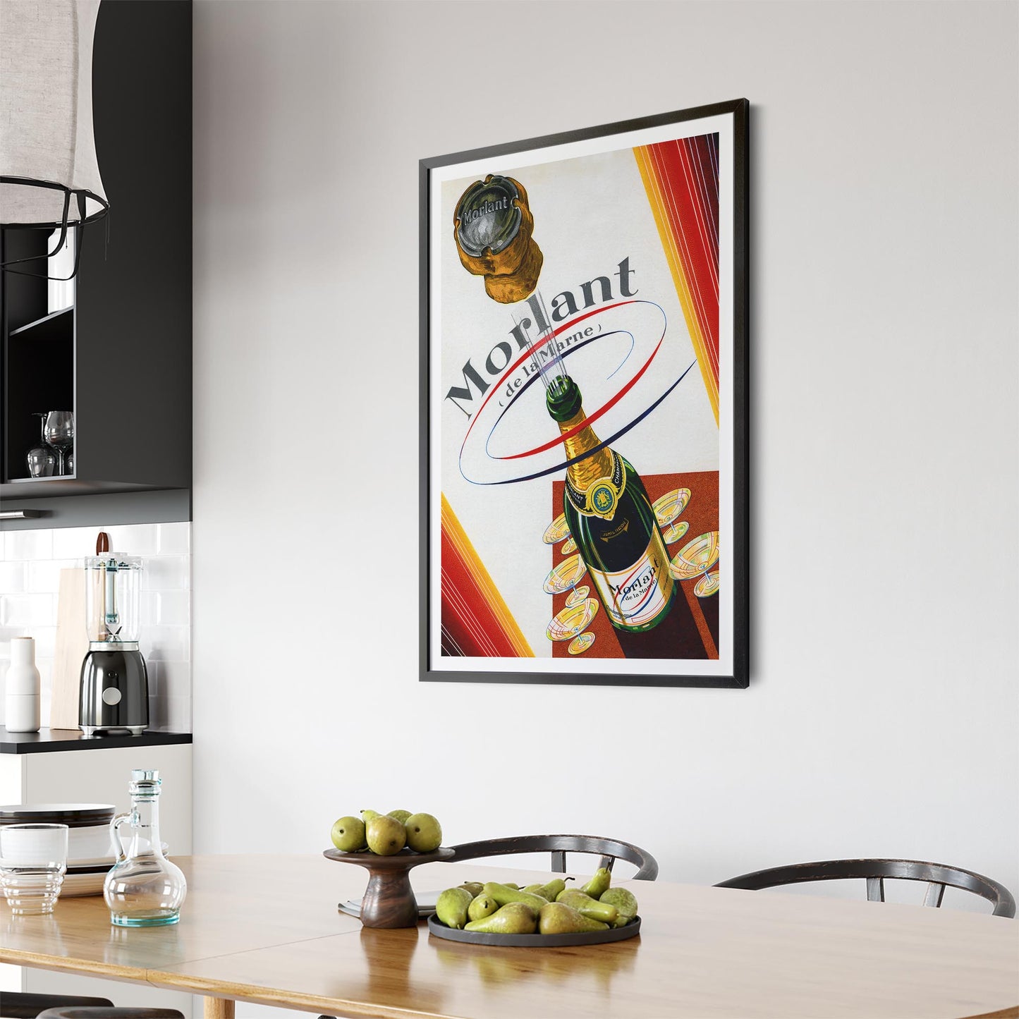 Morlant Champagne Wine | Framed Vintage Poster