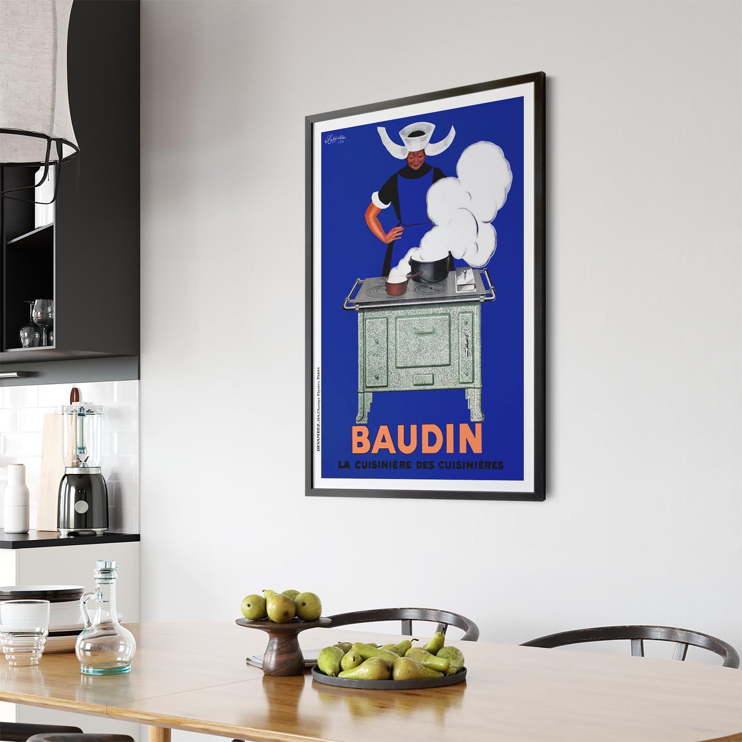 Baudin "La Cuisiniere Des Cuisinieres" by Leonetto Cappiello | Framed Vintage Poster