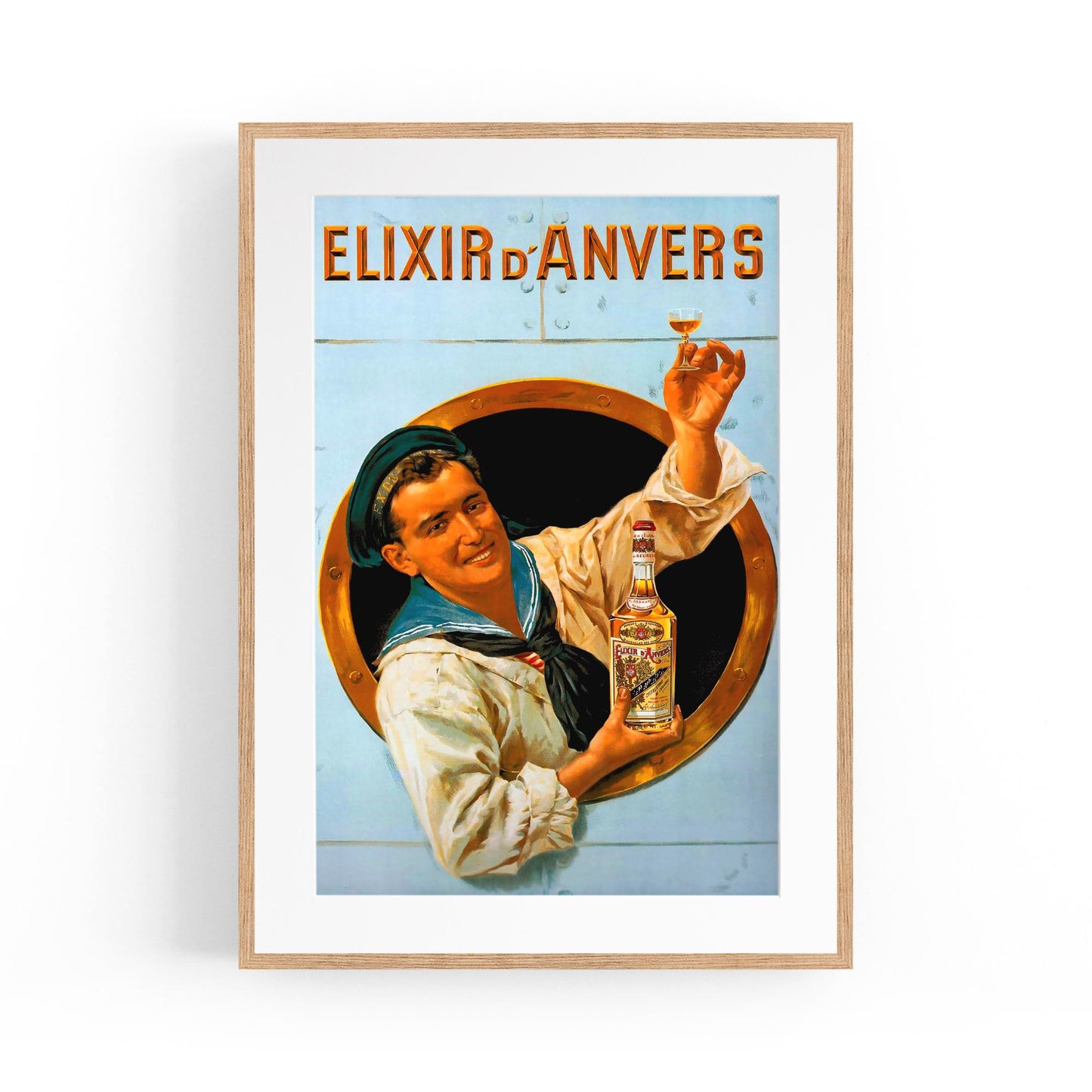 Elixir D'Anvers Belgian | Framed Vintage Poster