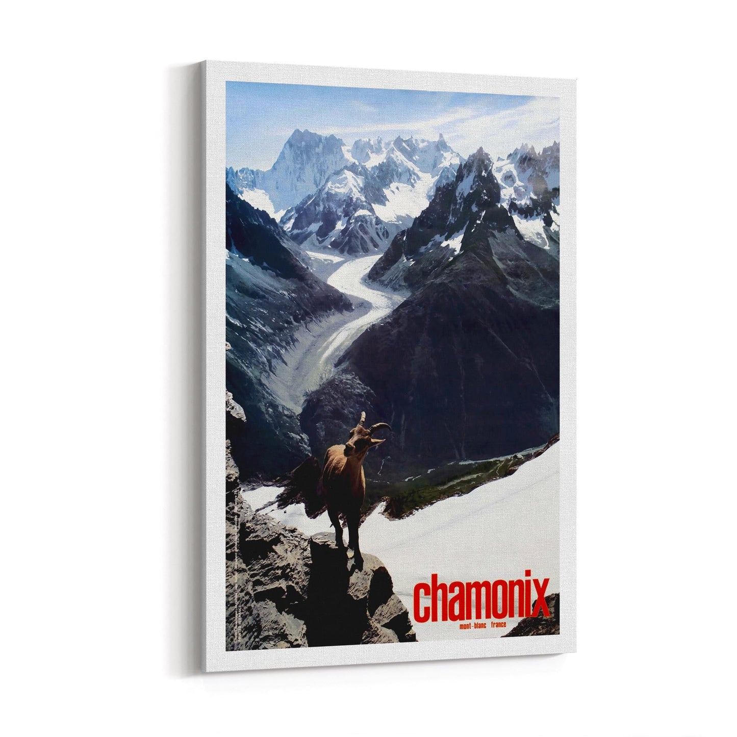 Chamonix, France | Framed Canvas Vintage Travel Advertisement