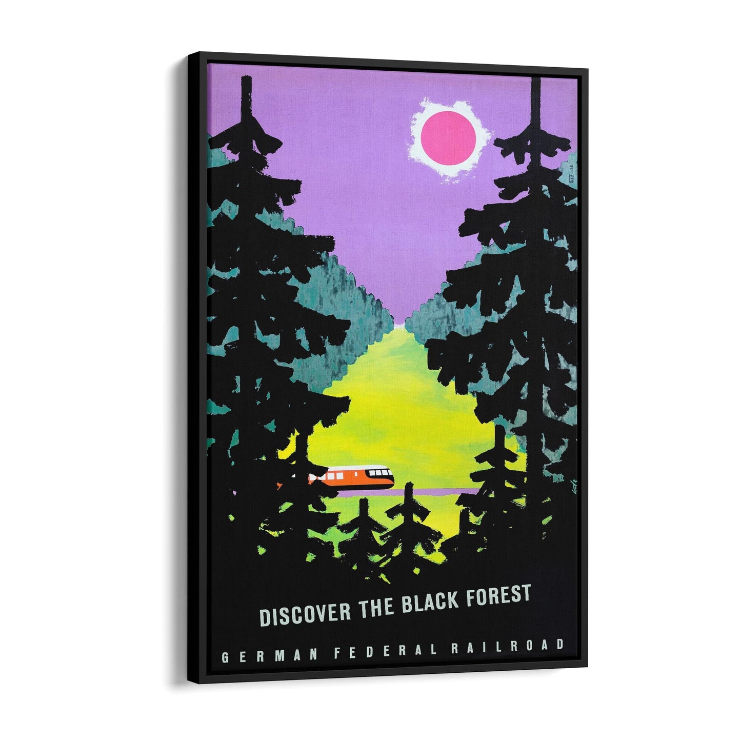 The Black Forest, Germany | Framed Canvas Vintage Travel Advertisement