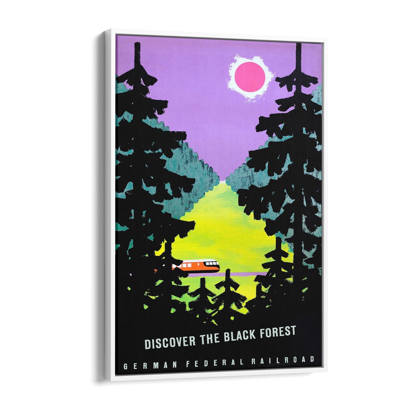 The Black Forest, Germany | Framed Canvas Vintage Travel Advertisement