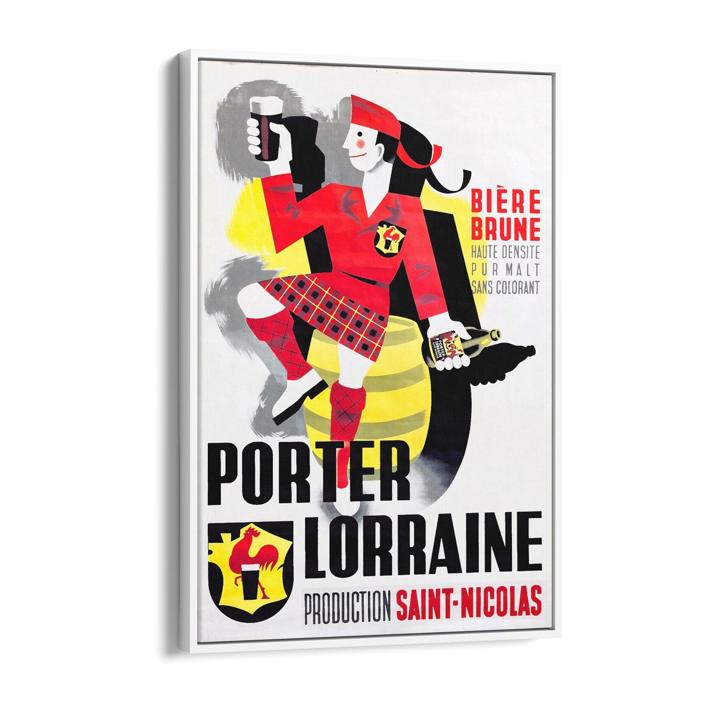Porter Lorraine Beer | Framed Canvas Vintage Advertisement