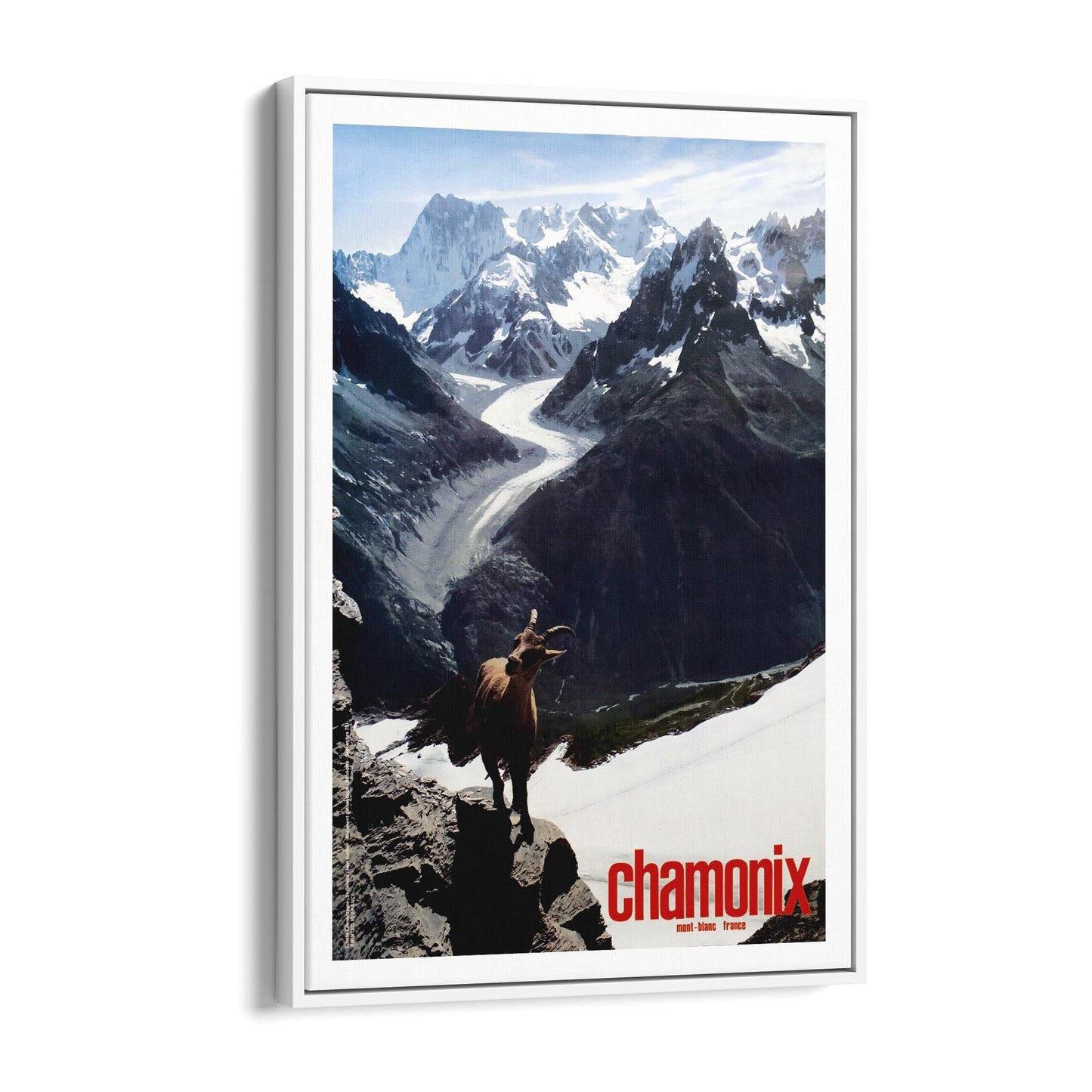 Chamonix, France | Framed Canvas Vintage Travel Advertisement