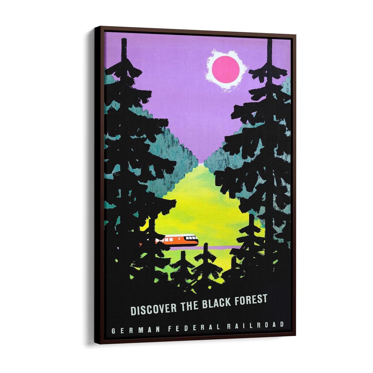 The Black Forest, Germany | Framed Canvas Vintage Travel Advertisement