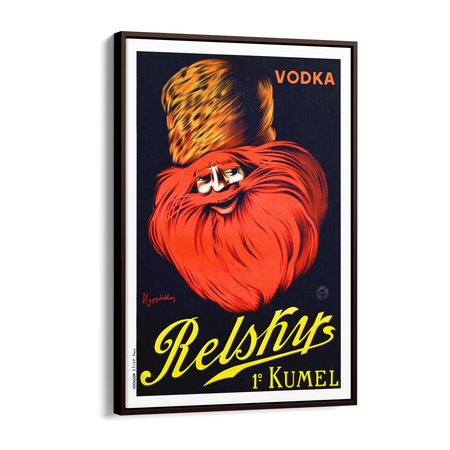 Relsky's Vodka by Leonetto Cappiello | Framed Canvas Vintage Advertisement