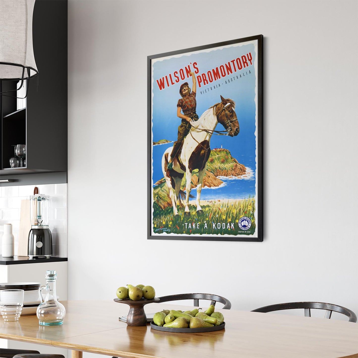 Wilson's Promontory, Victoria Australia "Take a Kodak" | Framed Vintage Poster