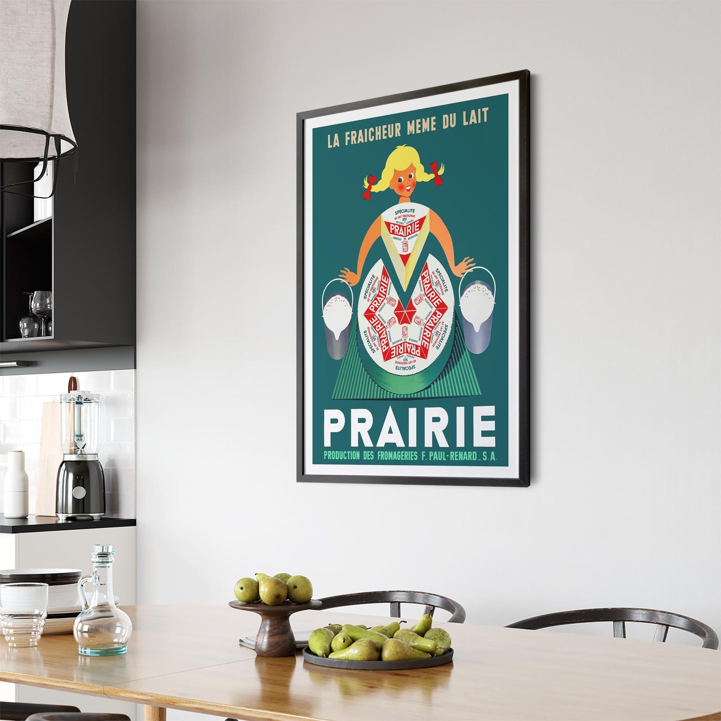 Prairie Dairy | Framed Vintage Food Poster