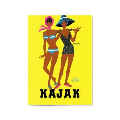 French Fashion "Kojak" Summer | Framed Vintage Poster