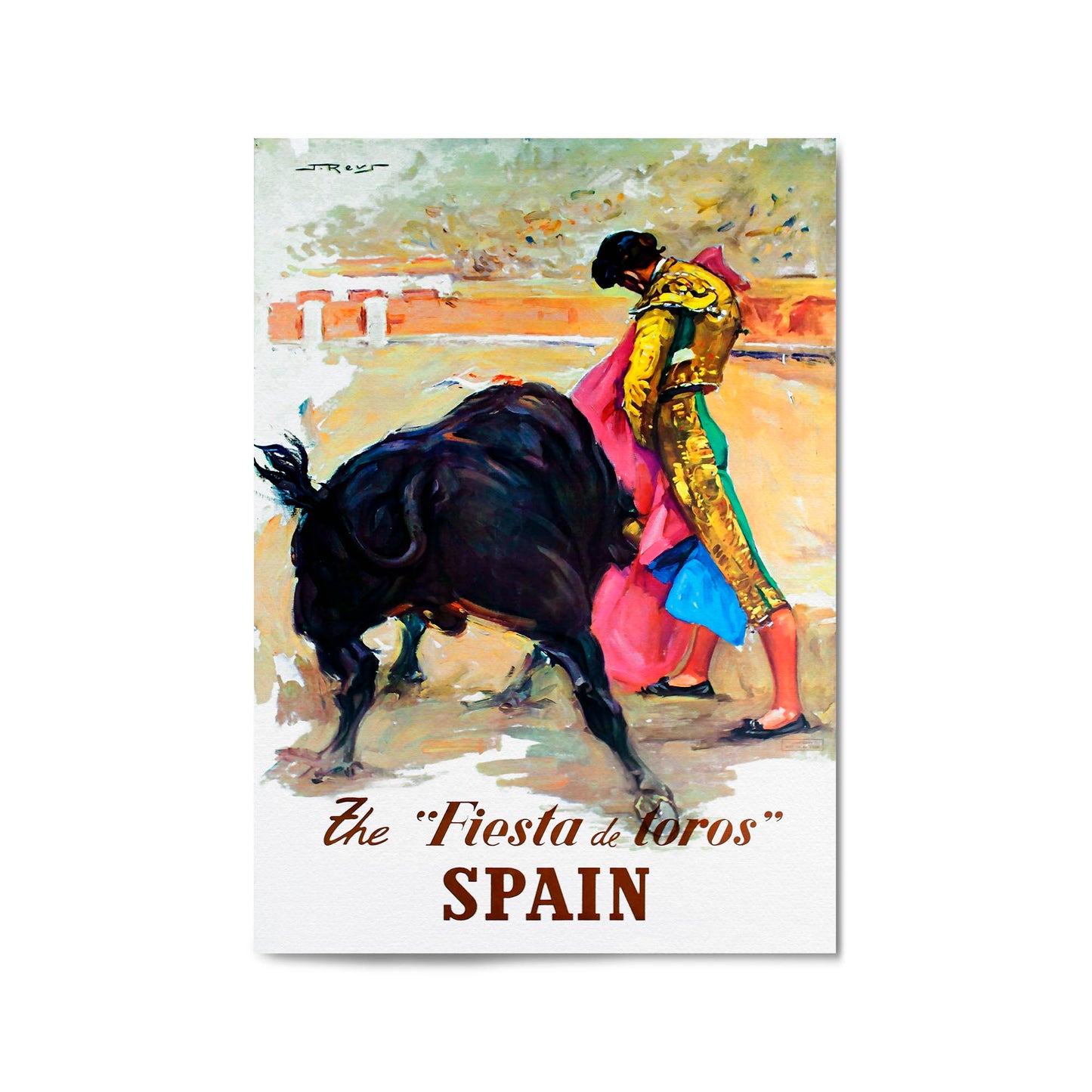 Spain by J. Reus | Framed Vintage Travel Poster