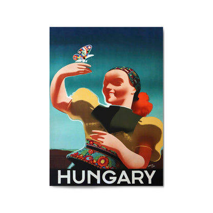 Hungary by Konecsni Kling | Framed Vintage Travel Poster