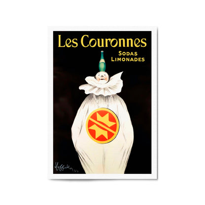 Les Couronnes Sodas Limonades by Leonetto Capiello | Framed Vintage Poster