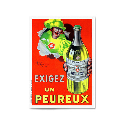 Exigez Un Peureux by Henry LeMonnier | Framed Vintage Poster