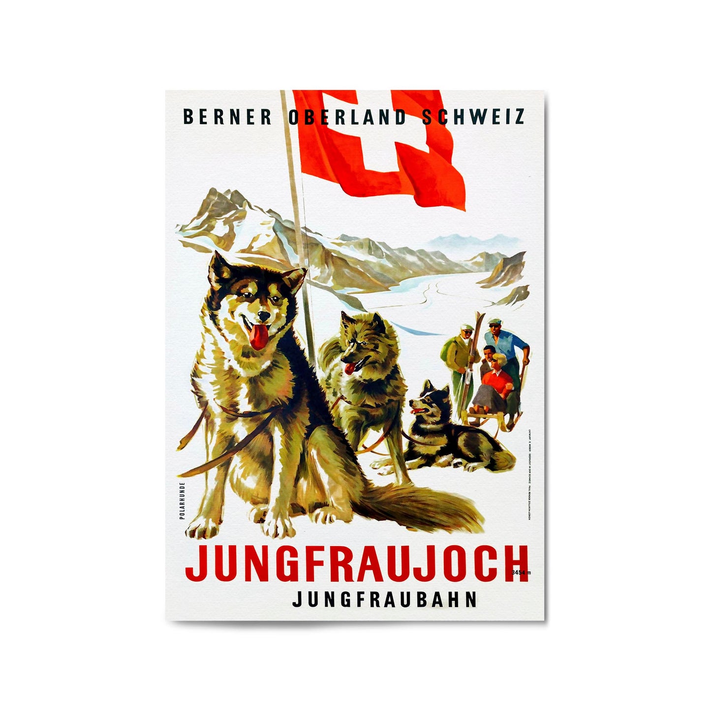 Jungfrau, Switzerland | Framed Vintage Travel Poster