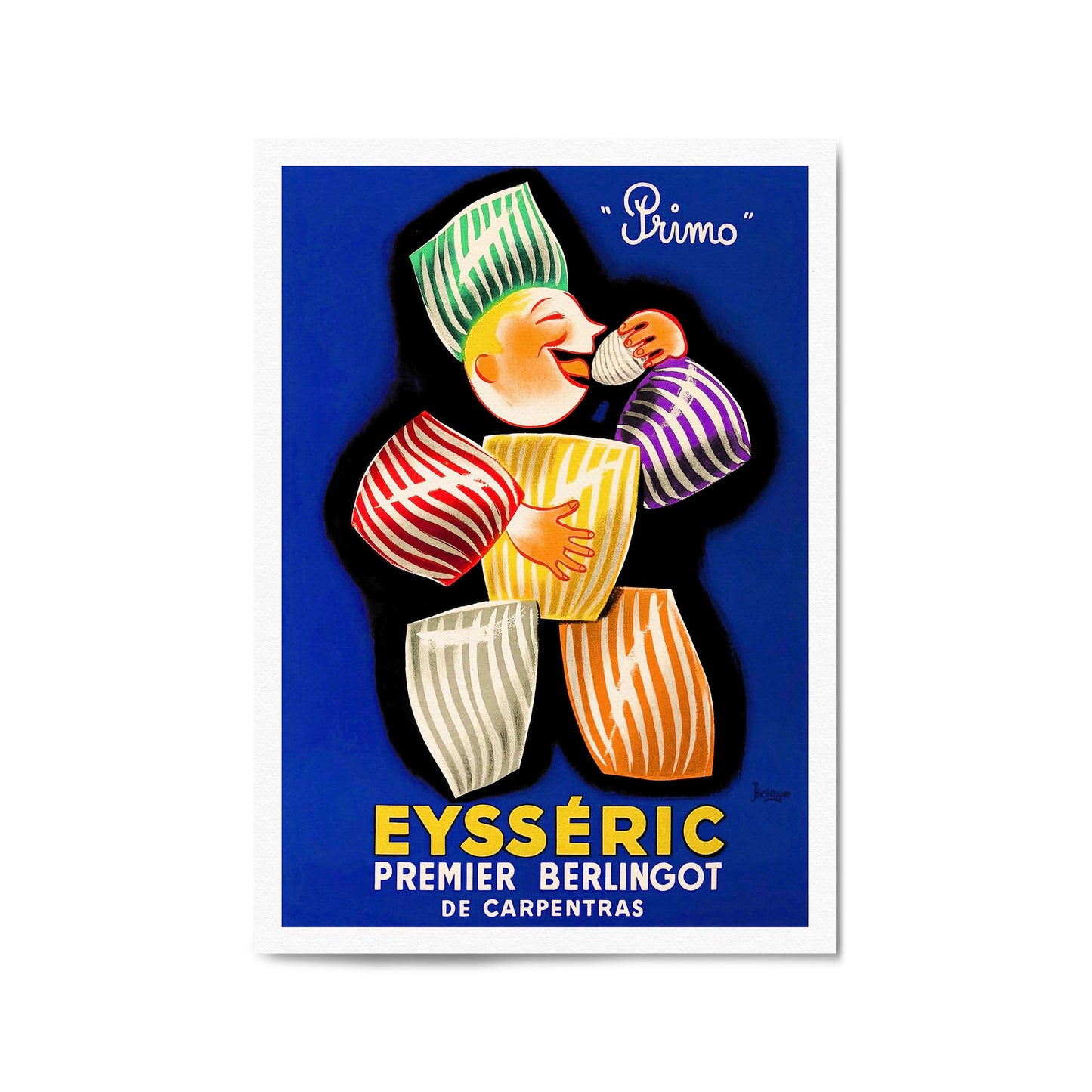 Eysseric by Jacques Bellenger French | Framed Vintage Poster