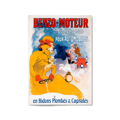 Benzo-Moteur French Car | Framed Vintage Poster